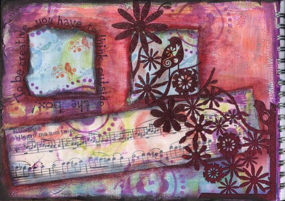 To be creative you have to think outside the box