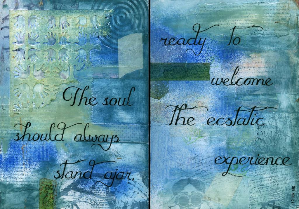 Ready to welcome the ecstatic experience